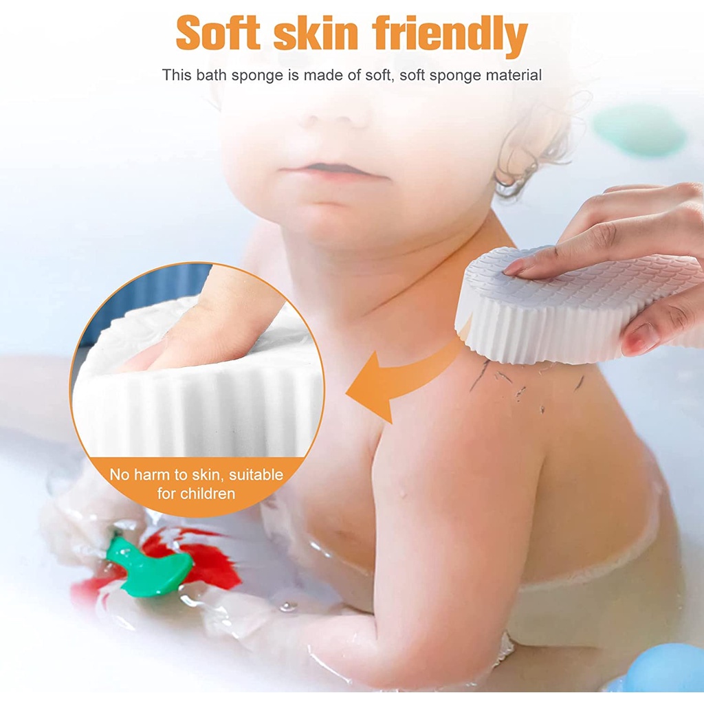 PNL Bông Tắm Siêu Mềm Giúp Tẩy Tế Bào Chết Làm Sạch Sâu 3D