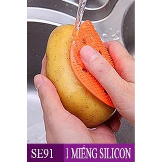 [GIÁ SỈ] MIẾNG SILICON VỆ SINH RAU CỦ QUẢ [SALE]