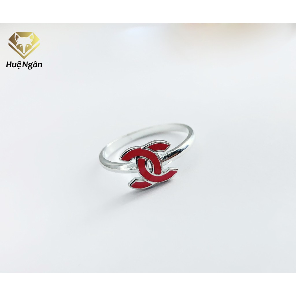 Nhẫn bạc Ý 925 Huệ Ngân -Chenel TJ039