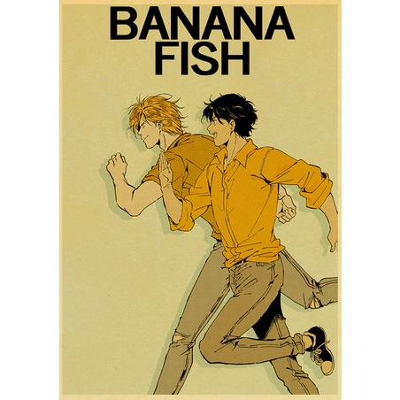 Anime BANANA FISH Bức tranh Áp phích cổ điển Tranh dán tường Áp phích nghệ thuật hiện đại Áp phích nghệ thuật hiện đại Trang trí phòng khách hiện đại02