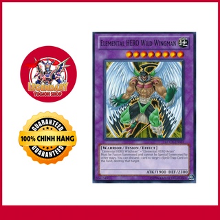 [Thẻ Bài Yugioh Chính Hãng] Elemental Hero Wild Wingman