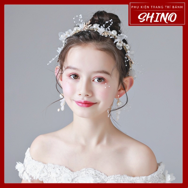 Băng Đô Cài Tóc Phong Cách Hàn Quốc Đính Đá Và Hoa Cho Các Buổi Tiệc Happy Birthday