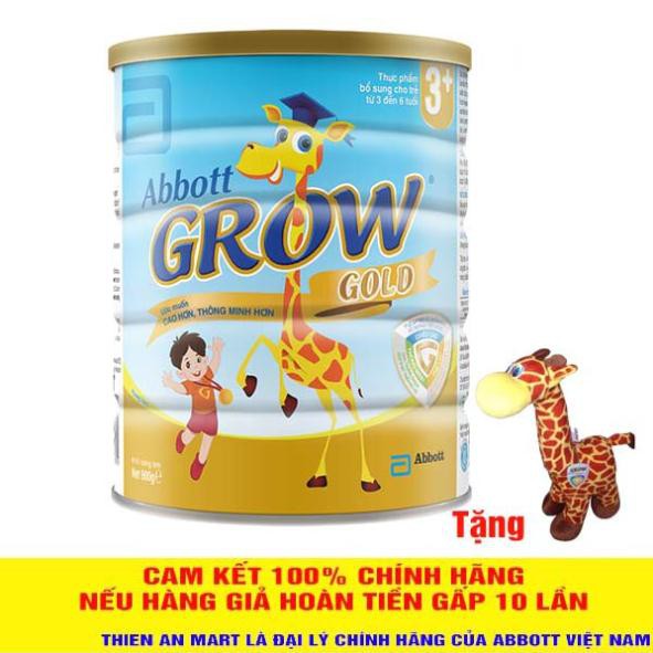 GIá Sốc Sữa bột Abbott grow gold 3+ 900g