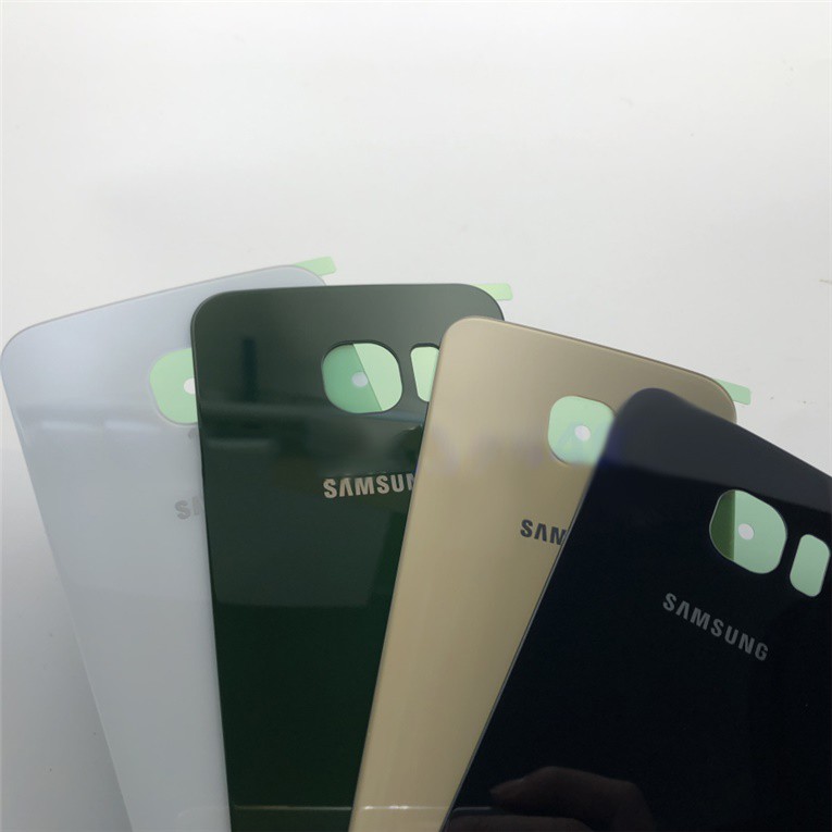 Lưng Nắp Lưng Điện Thoại Bằng Kính Thay Thế Chuyên Dụng Cho Samsung Galaxy S6 Edge G925 G925F G925P G925A G9250