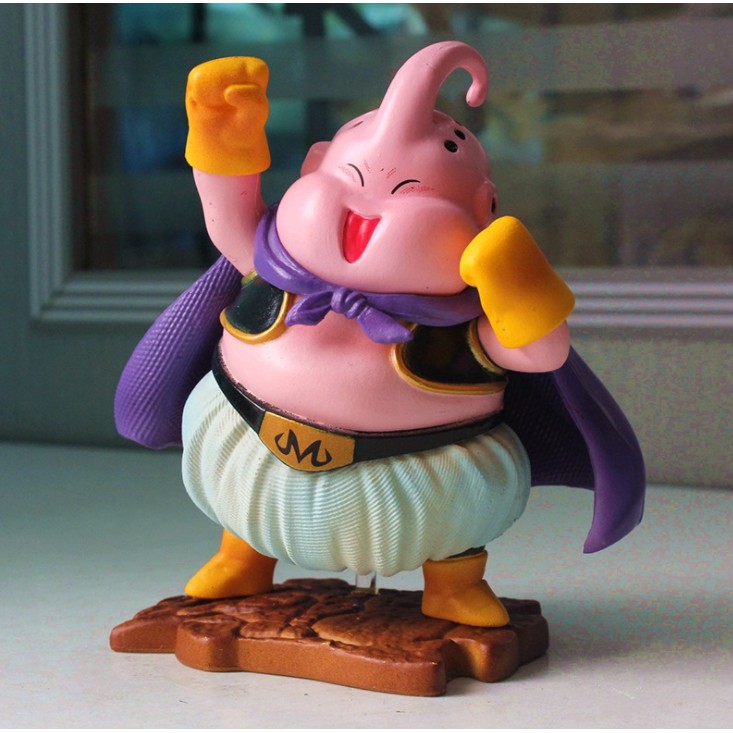 Mô hình Dragon Ball ma bư majin buu mập chibi cute cao 10cm