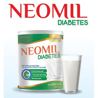 Sữa bột Neomil Diabetes 350g chuyên biệt cho người tiểu đường, tiền tiểu đường, ăn kiêng
