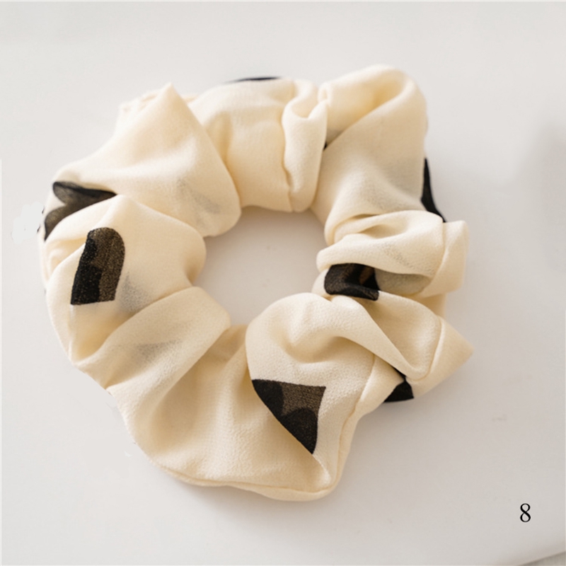 Dây cột tóc họa tiết hoa xinh xắn cho nữ  (Hair Scrunchies)