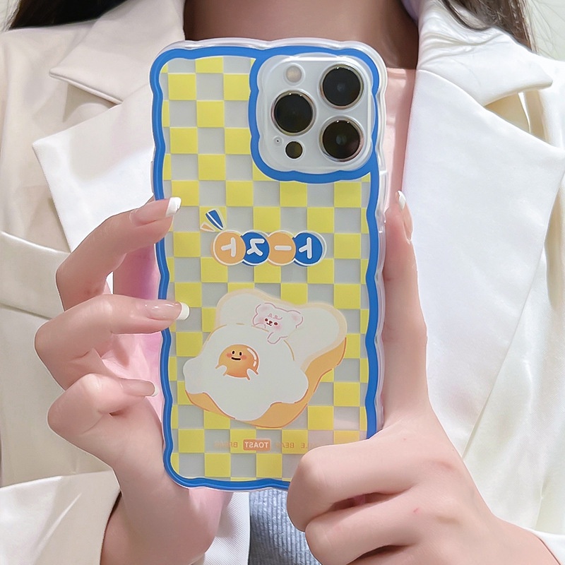 Ốp Điện Thoại Trong Suốt Họa Tiết Bảng Vẽ Hoạt Hình Cho Iphone 13Pro 12 11 xs 6 7 8 14