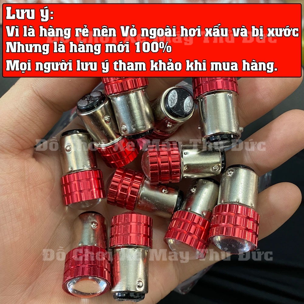 ĐÈN HẬU NHÁY HẬU WAVE SIRIUS DREAM XE MÁY - Ô TÔ... COB Vỏ Nhôm