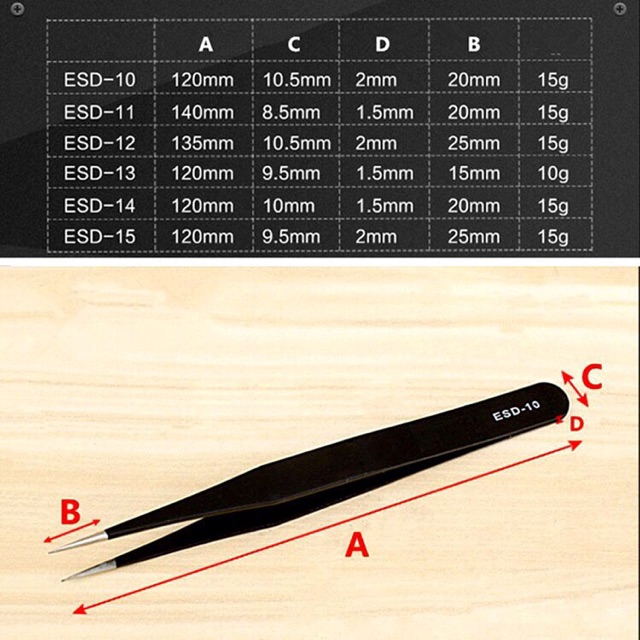 Nhíp Vetus 11,12 Nhặt lông Yến-Nhổ Mụn-Nối Mi