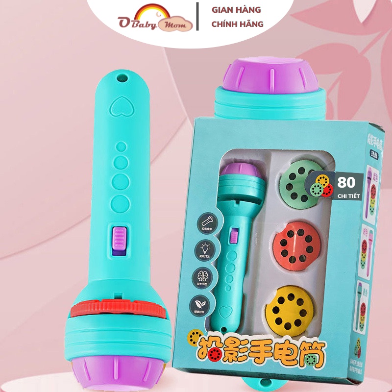 Đèn Pin Chiếu Hình Loại 80 Hình Cho Bé