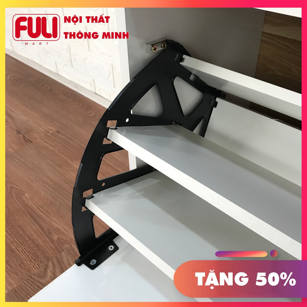 Tủ giày NHỎ GỌN [TẶNG 50%] | 3 ngăn để được 12 đôi giày | gỗ melamin chống trầy | tiết kiệm không gian | TG1A-T