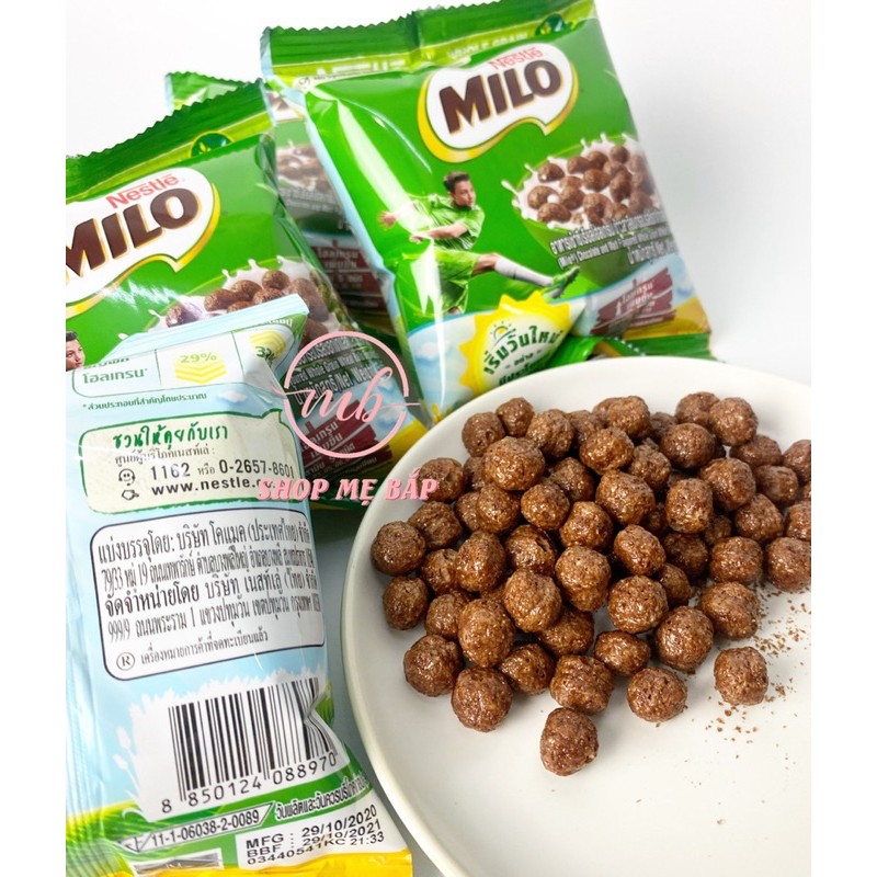 Ngũ Cốc Ăn Sáng Milo Nestle Thái lan - Gói 15 gram - Dùng cho bé từ 6 tuổi [Date 04/2022]