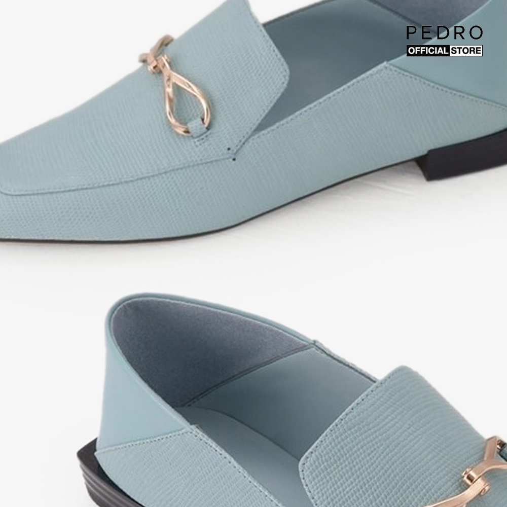 PEDRO - Giày đế bệt mũi vuông Gold Embellished PW1-66480032-26