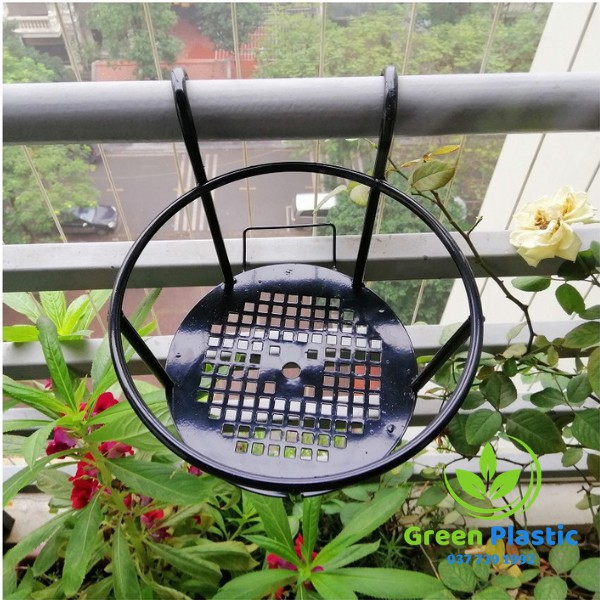 Giỏ Treo Hoa Ban Công TH Garden - Giỏ Sắt Treo Ban Công Cao Cấp Thép Chịu Lực Và Sơn Tĩnh Điện