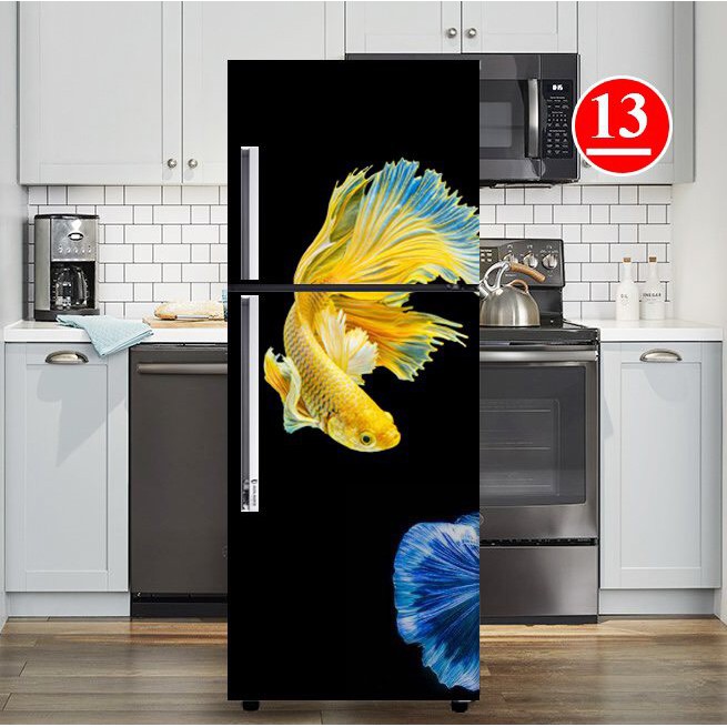 Miếng dán tủ lạnh, máy giặt 3D