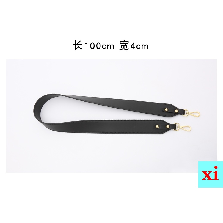 Dây Đeo Túi Xách Bản To Màu Đen Trơn Thay Thế Tiện Dụng Cho Nữ