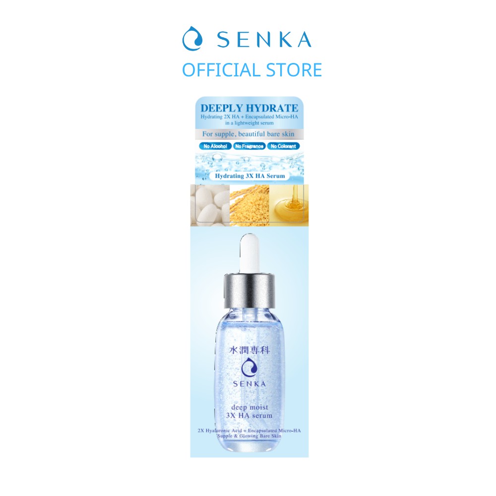 Serum cấp ẩm chuyên sâu cải thiện nếp nhăn SENKA DEEP MOIST 3X HA SERUM 30ML