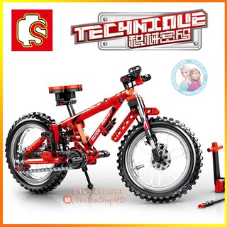 Lego technic sembo 703302 - lắp ráp mô hình xe đạp leo núi đồ chơi xếp hình thông minh.