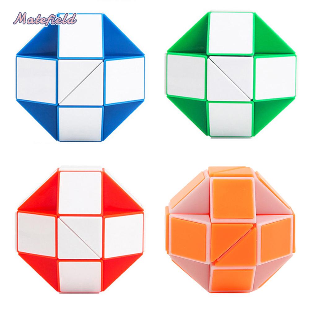 Đồ chơi khối rubik 24 mảnh tạo hình rắn giáo dục chất lượng cao cho trẻ em