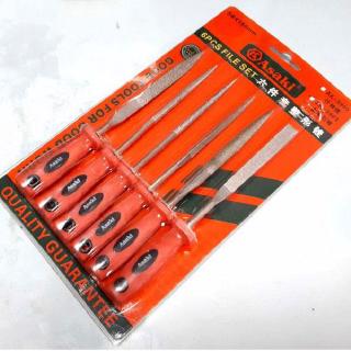 5x180mm Bộ giũa mini 6 chi tiết Asaki AK-3900