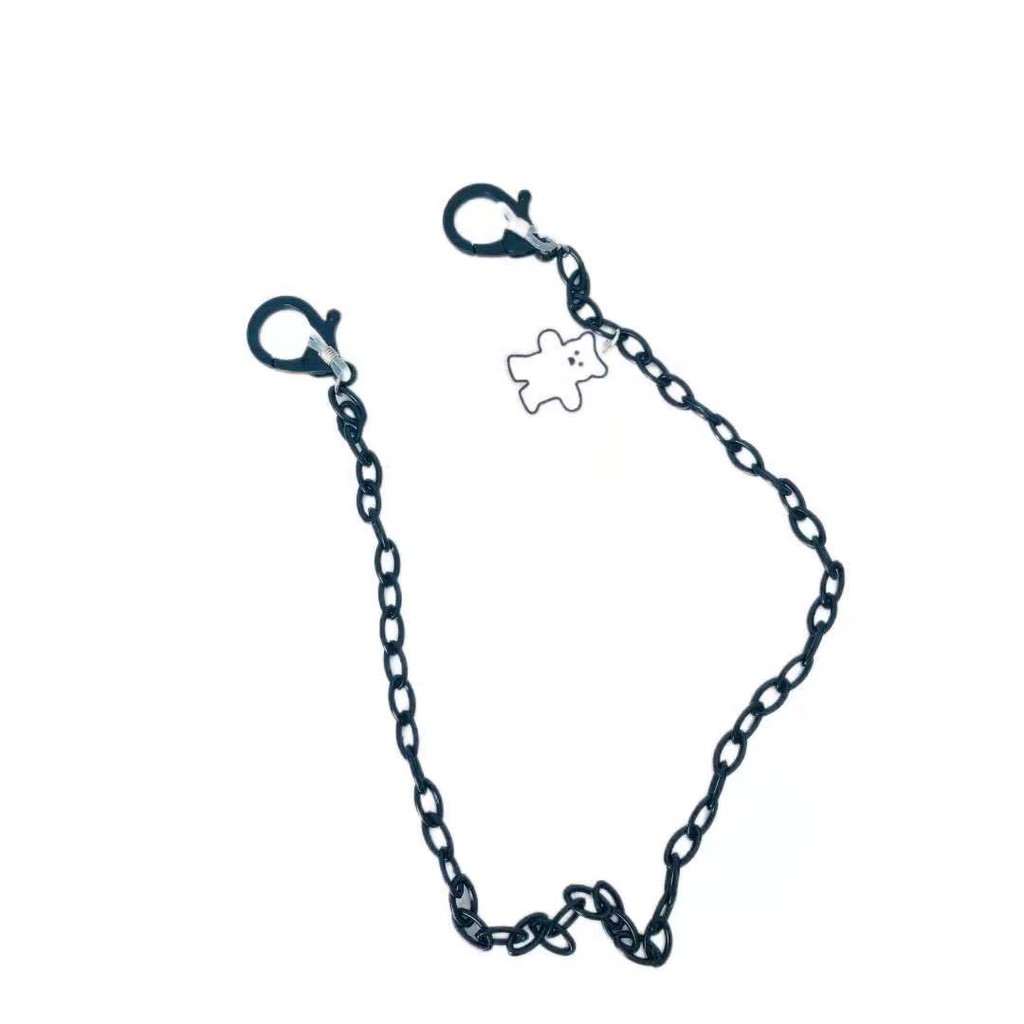 Dây Đeo Khẩu Trang Bằng Nhựa Acrylic Hình Gấu Hoạt Hình Dễ Thương Mới Tiện Dụng