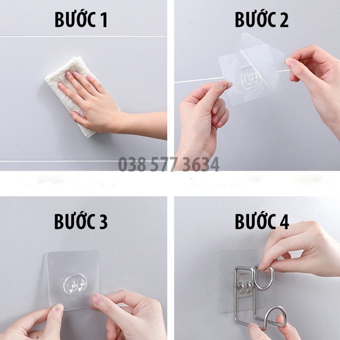Móc dán tường inox treo thau, chậu _Qdecor