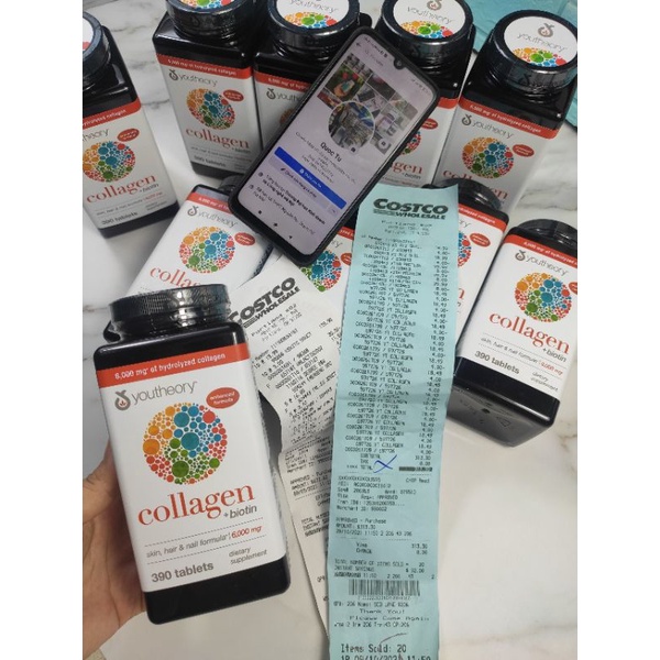 Collagen Biotin Youtheory 390 viên của Mỹ