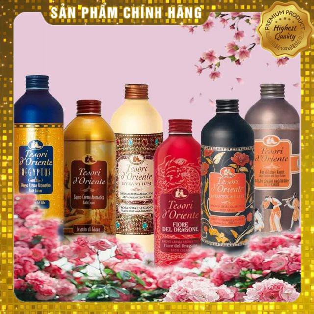 Sữa Tắm Nước Hoa Tesori D'oriente - Sữa tắm Hàng Chính Hãng 500ml - TẶNG VÒI