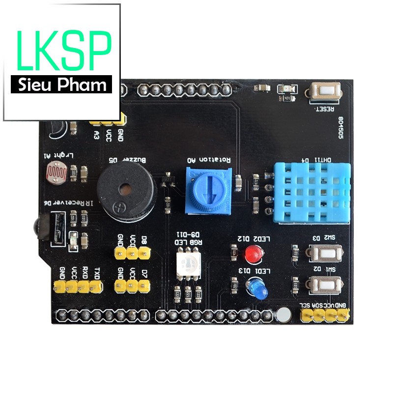 Board Mở Rộng Arduino DHT11 và LM35