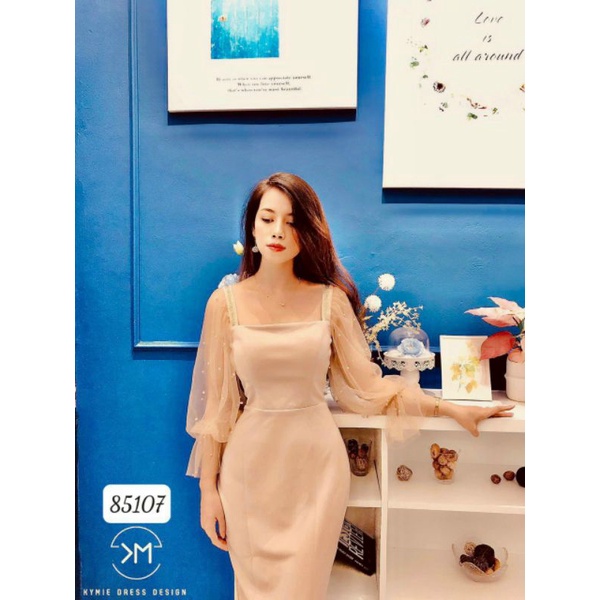 ĐẦM BODY TAY LƯỚI ĐÍNH NGỌC BIGSIZE