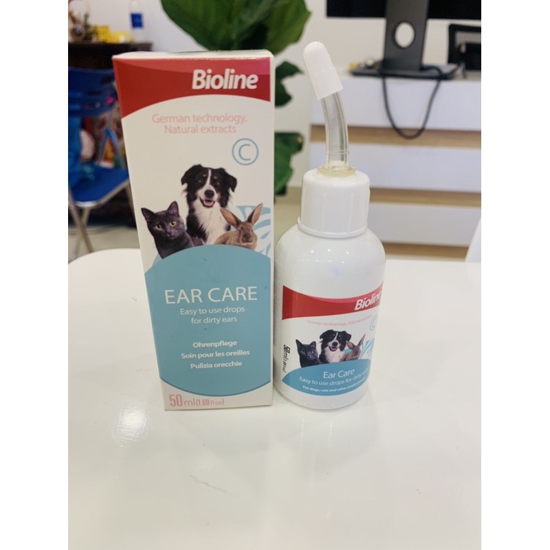 [Trọn bộ] Nước vệ sinh mắt, nhỏ tai, khăn lau ố mắt, lỗ tai Chó Mèo BIOLINE l Vệ sinh mắt l Vệ sinh tai BIOLINE