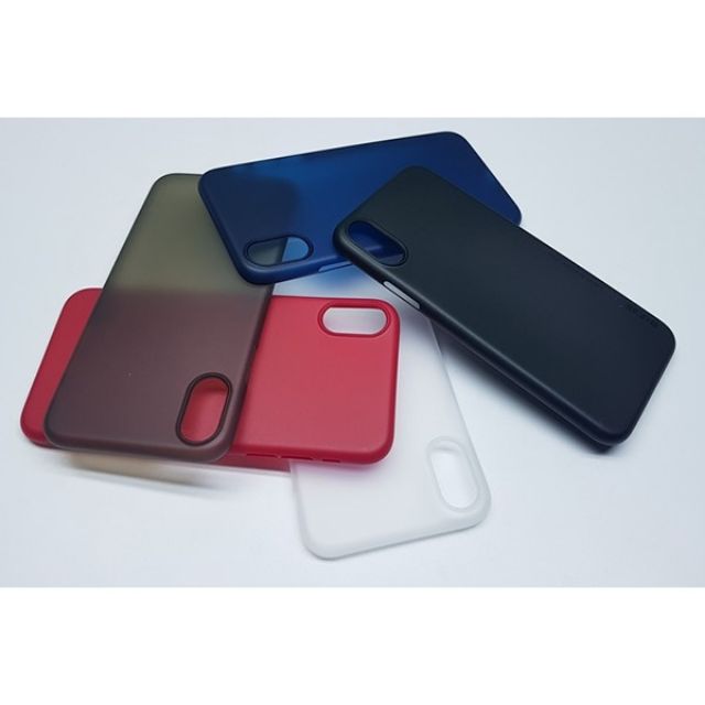 Ốp lưng Siêu Mỏng memumi 0,3mm Cho iPhone 15 Pro Max đến xs max Nhựa Nhám Chống Vân Tay