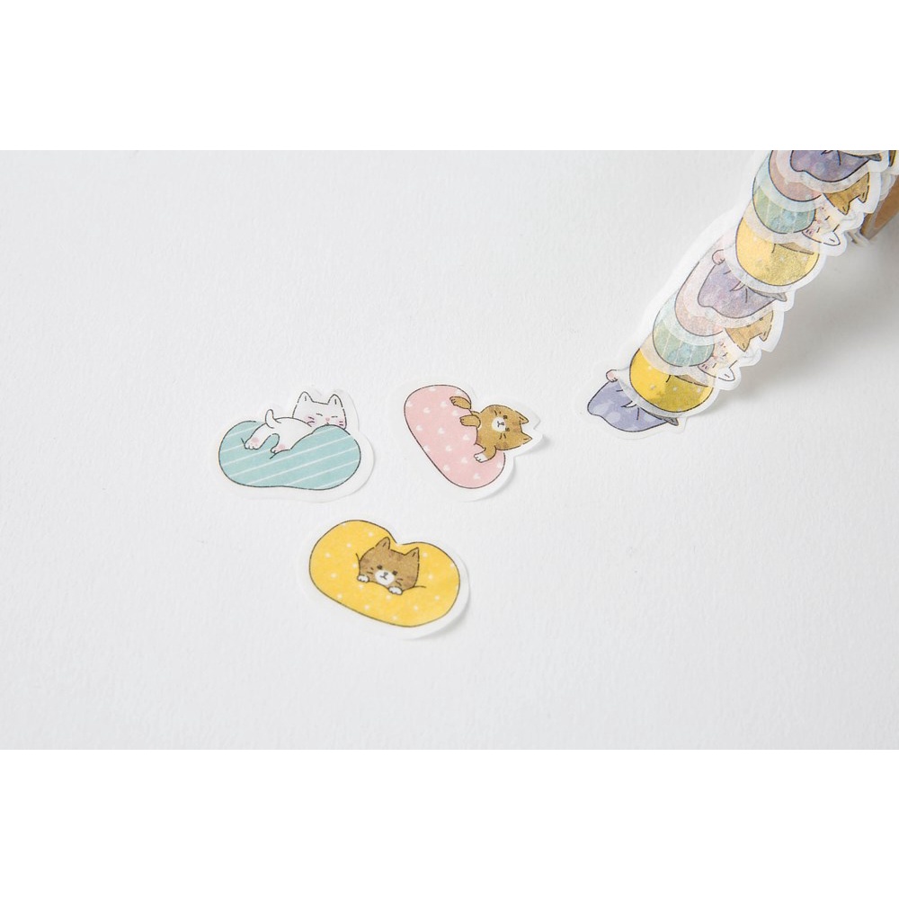 Cuộn Băng Dán Trang Trí Sticker ARTBOX Hàn Quốc Hình Những Chú Mèo