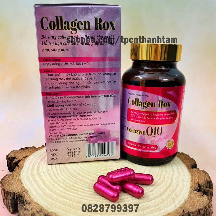 [HOT]Viên uống COLLAGEN ROX bổ sung Collagen, hỗ trợ làm đẹp da, trắng sáng da - Hộp 60 viên | BigBuy360 - bigbuy360.vn