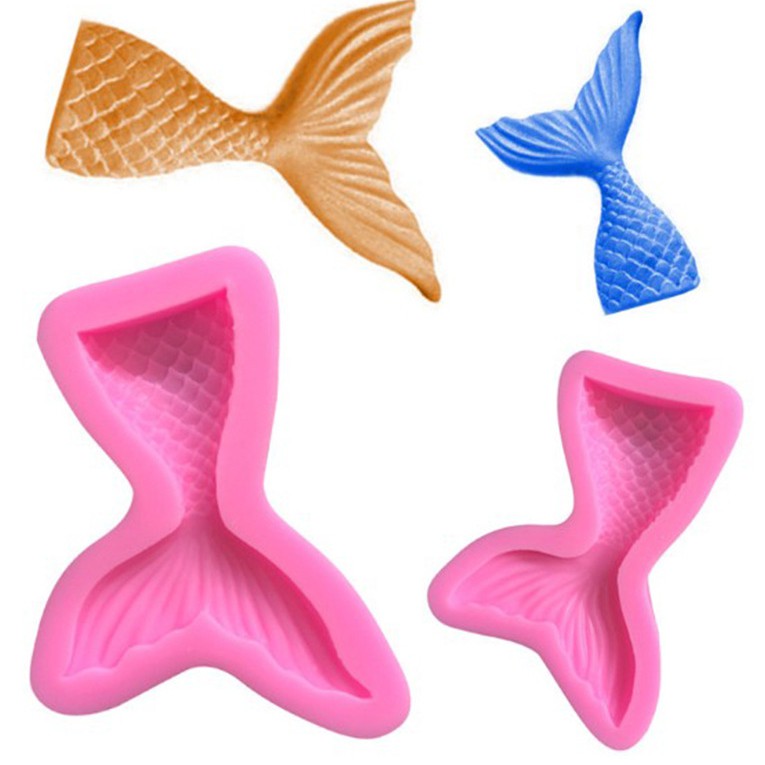 Khuôn silicon đuôi cá 4D