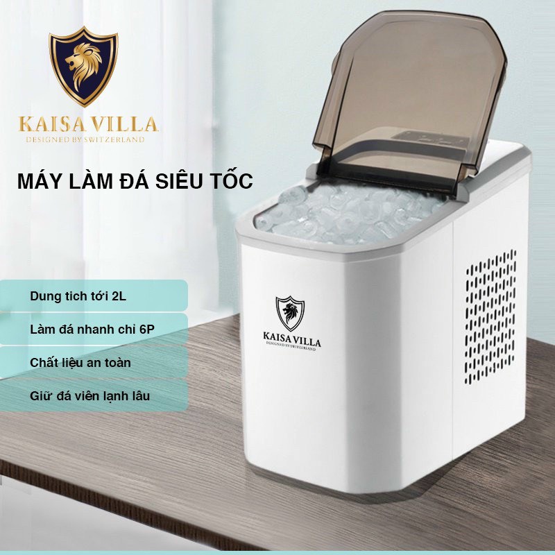 Máy làm đá mini kaisa viila công suất lớn hoàn toàn tự động nhanh chóng,tiết kiệm điện