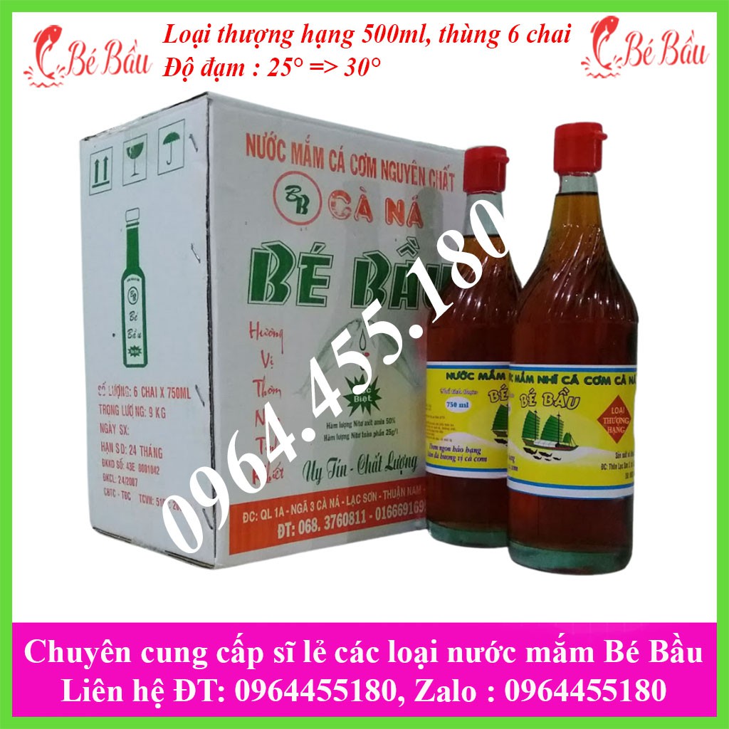 Giá sĩ Nước mắm Bé Bầu 750ml