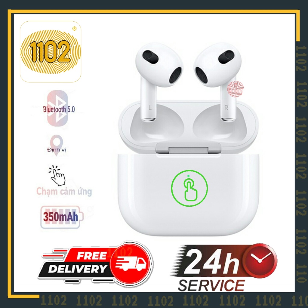 Tai Nghe Bluetooth TWS AP3 Mới Nhất Siêu Hot - Check Setting, Định Vị, Đổi Tên - Bảo Hành 6 Tháng