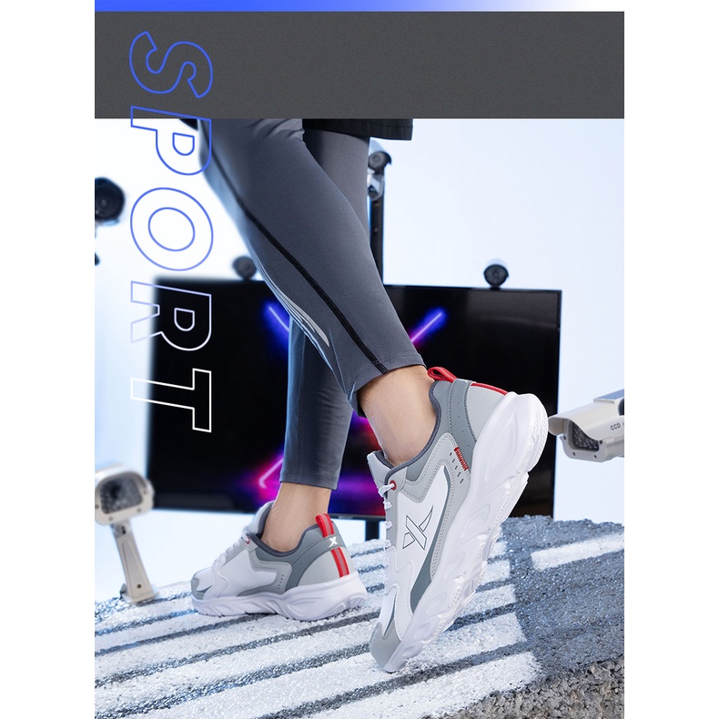 Giày Thể Thao Da Lót Đệm Mềm Mại Thoáng Khí Chống Sốc Thời Trang Nam