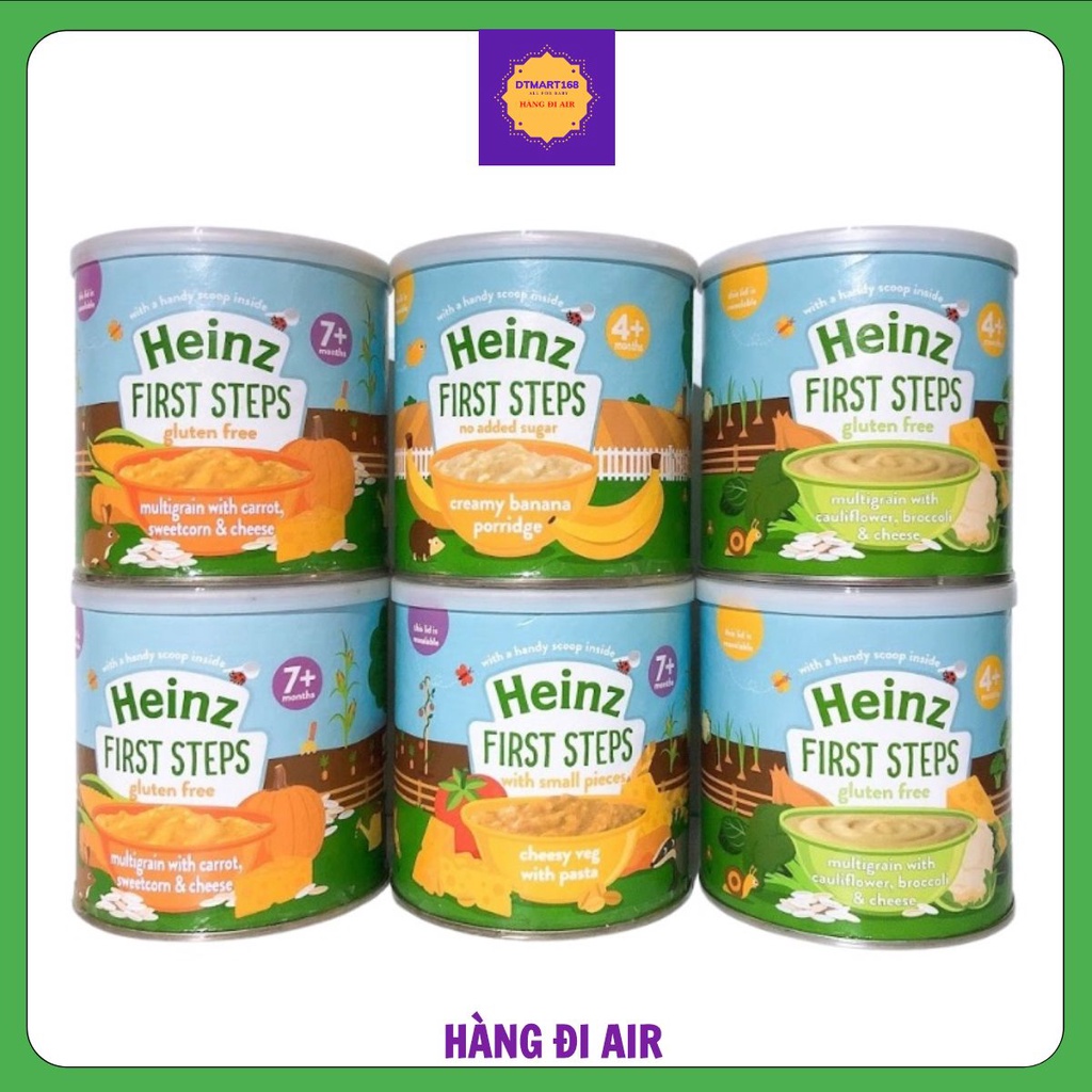 Bột Ăn Dặm Heinz, Bột Ăn Dặm Heinz Vị Mặn Và Vị Ngọt Cho Bé Từ 4 Tháng Tuổi (Hàng Air Anh)