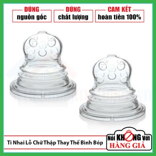 [Chính Hãng] Bộ 2 Ti Rời Lỗ Chữ Thập Dành Cho Thức Ăn Lỏng Thay Thế Bình Bóp Ăn Dặm Kidsme Cho Bé Từ 04 Tháng