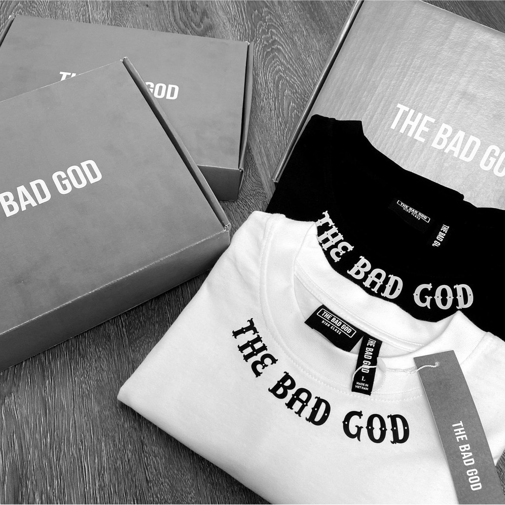 Áo thun tay lỡ The Bad God Mark tee in cổ | BigBuy360 - bigbuy360.vn