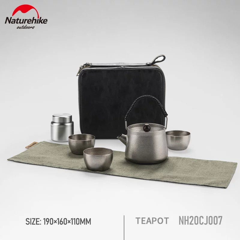 Bộ ấm trà Titanium Glamping NatureHike NH20CJ007