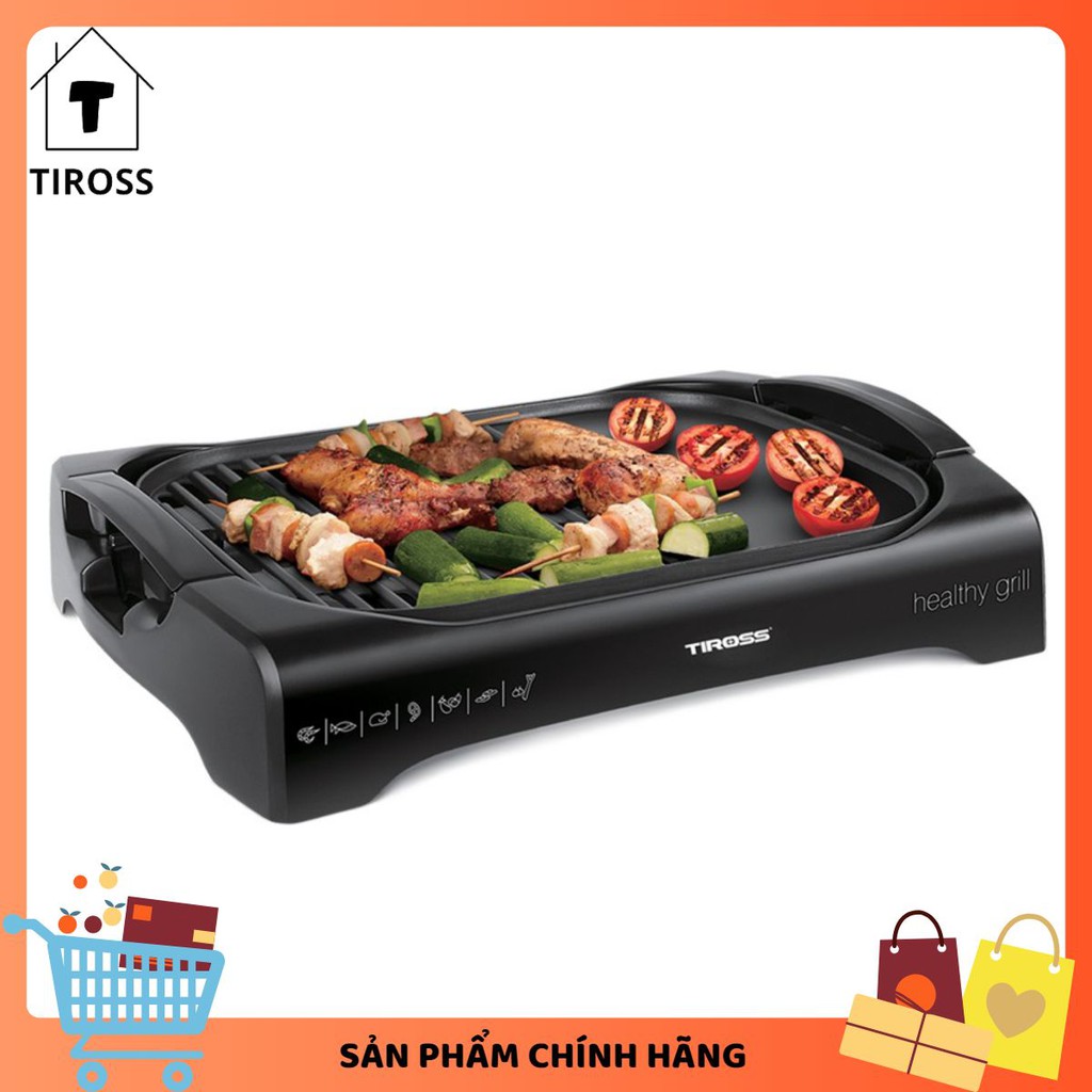 [Mã 44ELSALE2 giảm 7% đơn 300K] [Tiross123] Vỉ Nướng Điện Tiross TS968, sản phẩm chính hãng, bảo hành 12 tháng