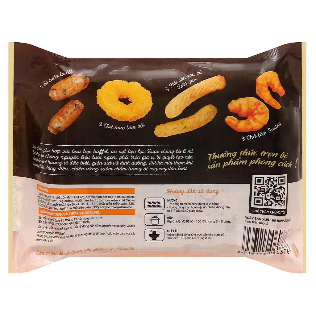 Chả tôm định hình /tôm con LAcusina (500g) - ship nhanh SG | BigBuy360 - bigbuy360.vn