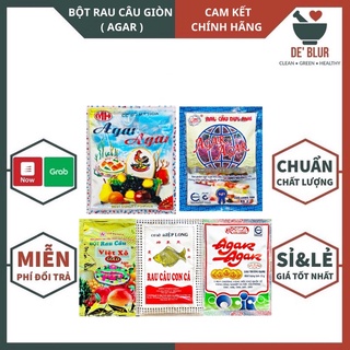 Bột Rau Câu Giòn ( Agar ) / Mỹ Hoà / Hải Long / Việt Xô / Hiệp Long / Duy Mai / Gói ( 25GR ) & Gói ( 50GR ) / Chính Hãng