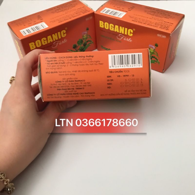 [Chính Hãng ] Bổ gan Boganic của Traphaco viên nang mềm