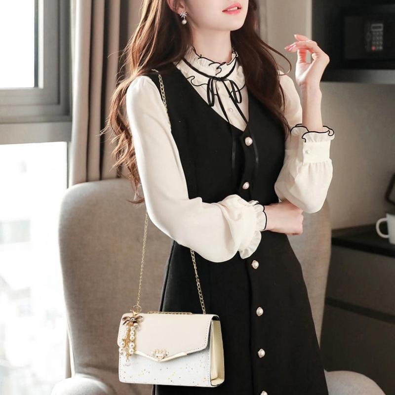 Túi đeo chéo đeo vai nữ thời trang công sở da đẹp đính kim sa lấp lánh phong cách Hàn Quốc giá rẻ OLUKA STORE TĐV073
