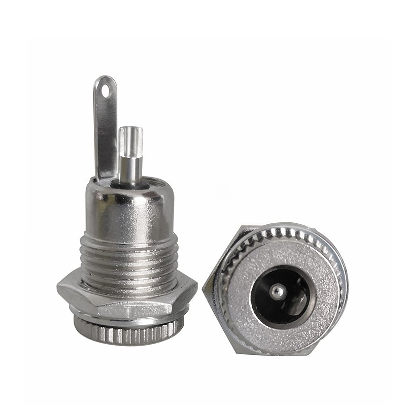 Bộ 5 ổ cắm DC099 5.5 mm x 2.1 mm nguồn DC bảng điều khiển đầu nối bằng kim loại DC-099 11MM 5.5 * 2.1 5.5 * 2.5